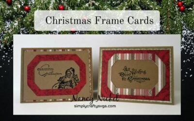 Christmas Frame Cards by Nancy