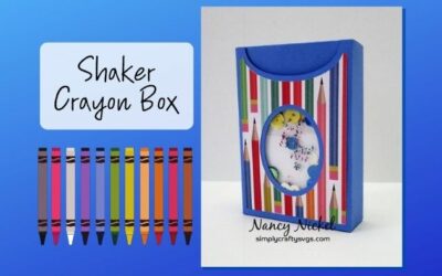 Shaker Crayon Box by Nancy