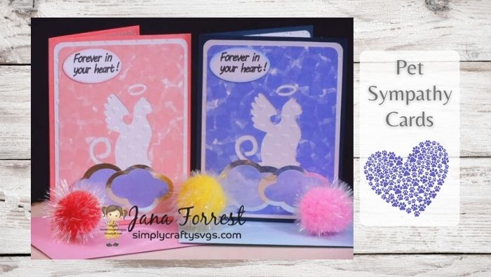 Pet Sympathy Cards by Jana