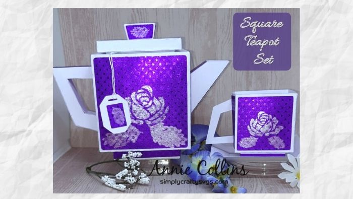 Square Teapot Set by Annie
