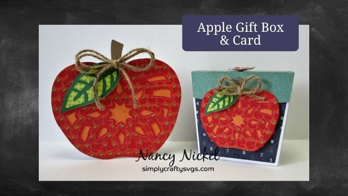 Apple Gift Box and Card by Nancy