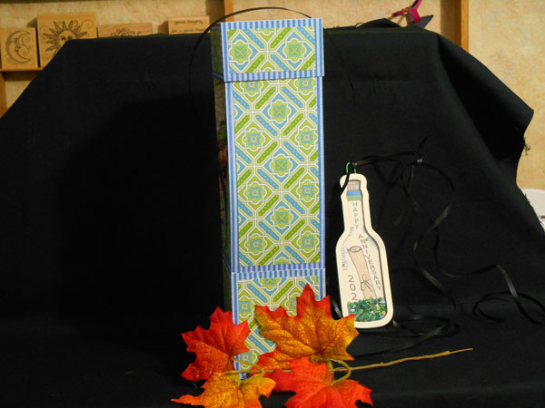 Exploding Wine Bottle Box by Jana