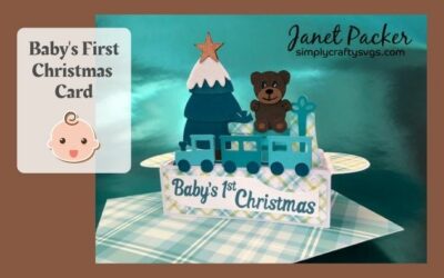 Baby’s First Christmas Card by Janet