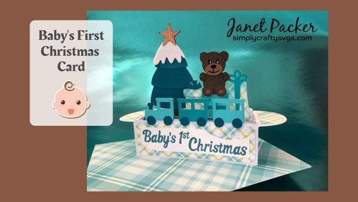 Baby's First Christmas Card by Janet