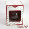 Round Ball Ornament Box 3.25 in SVG File