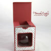 Round Ball Ornament Box 3.25 in SVG File