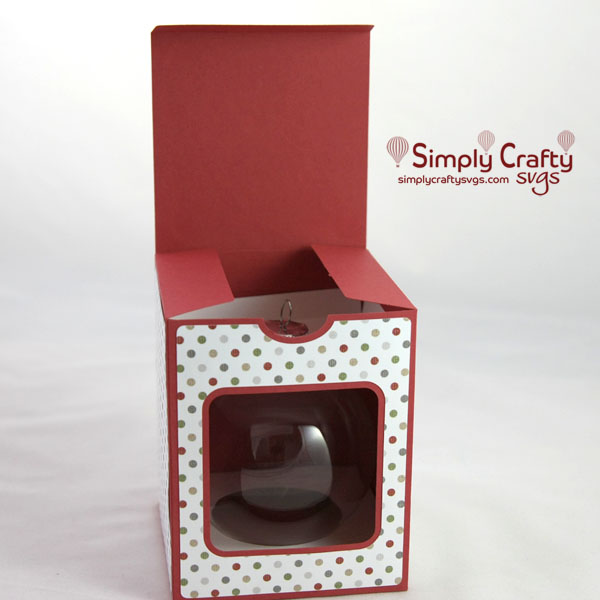 Round Ball Ornament Box 3.25 in SVG File - Simply Crafty SVGs