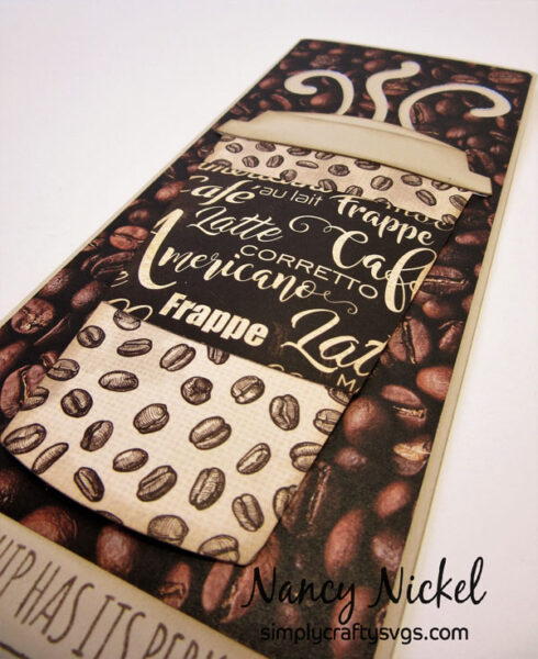 Slimline Coffee Card by Nancy