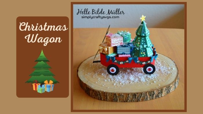 Christmas Wagon by Helle