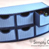 Curvy 3-Drawer Organizer SVG File