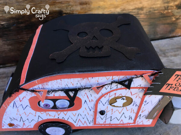 Halloween Teardrop Trailer SVG