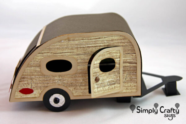 Teardrop Trailer Box SVG