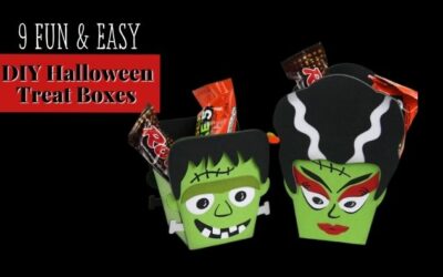 9+ Easy and Fun Halloween Treat Boxes To Make with your Cricut or Silhouette