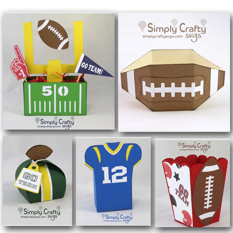 Football Goal Post box, Football Favor box, Mini Football Treat box, Football Uniform box, Football Popcorn box