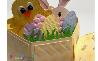 Decorate the Easter Egg Box inside and out