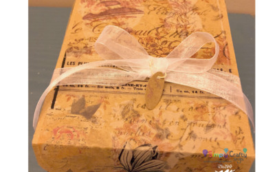 Antique Stationery Box – How to Make this Vintage Gift Box