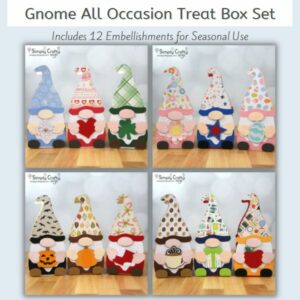 Gnome Treat Box Set SVG File