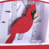 Cardinal Card SVG File