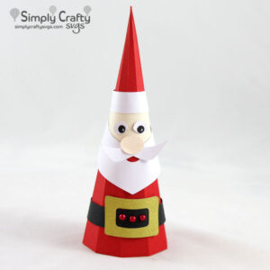 Cone Santa SVG File