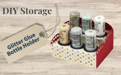 DIY Glitter Glue Bottle Holder – Crafting Storage Solution