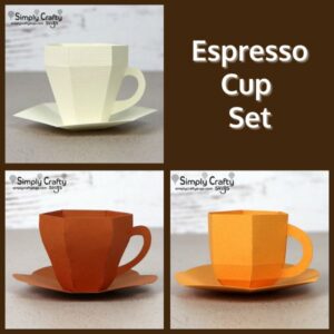 Espresso Cup Set SVG File
