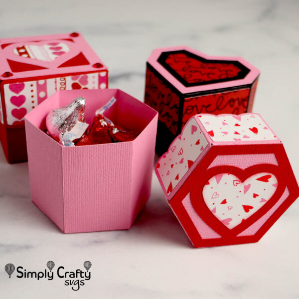 Valentine's Gift Box Set SVG