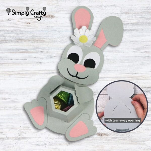 Bunny Belly Treat Box SVG