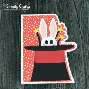 Rabbit Hat Trick Card SVG File
