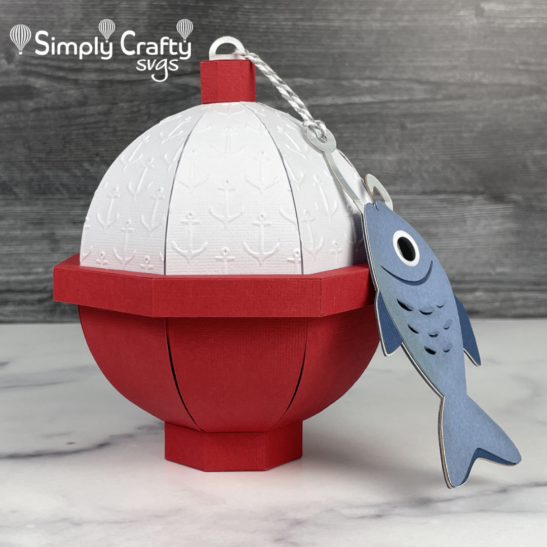 Fishing Bobber Box Assembly - 3D SVG File 