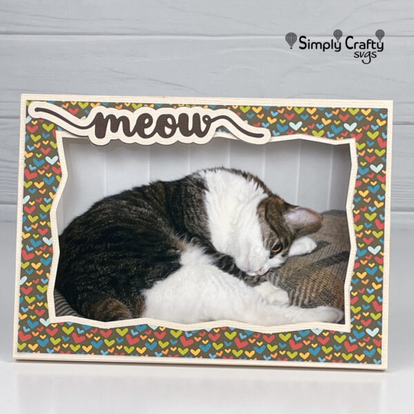 Hinge Photo Frame 4x6 SVG File