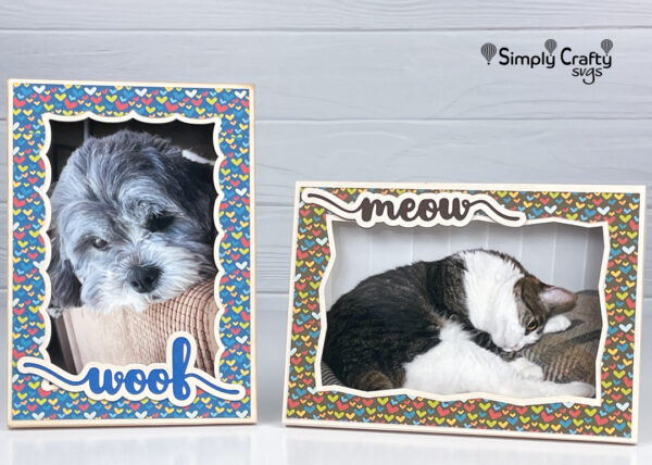 Hinge Photo Frame 4x6 SVG File