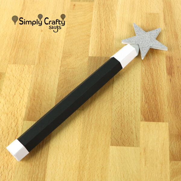 3D Magic Wand Box SVG File
