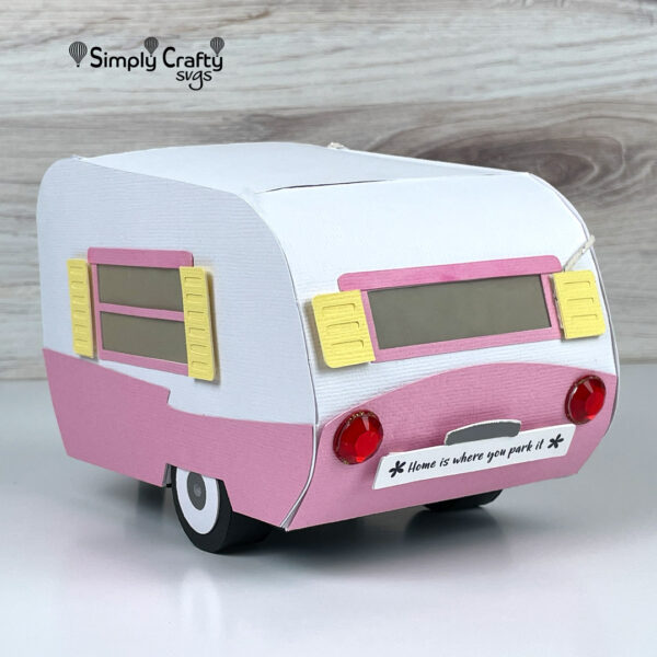 3D Vintage Camper SVG File