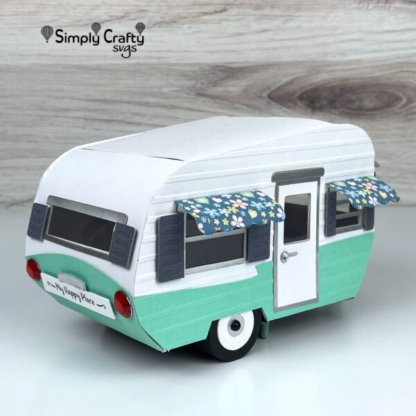 3D Vintage Camper SVG File