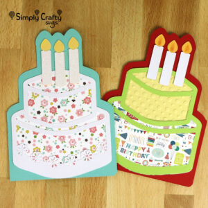 Celebration Cake Card SVG File