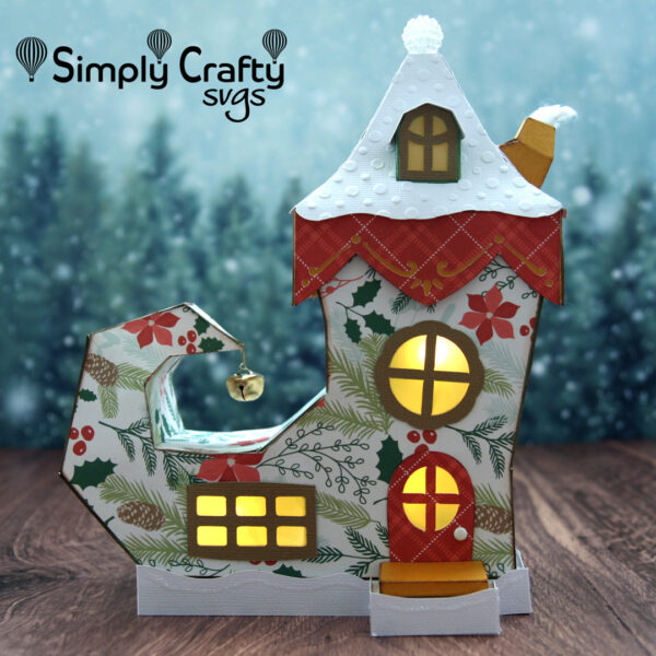 3D Elf House SVG File