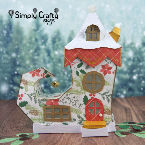 3D Elf House SVG File