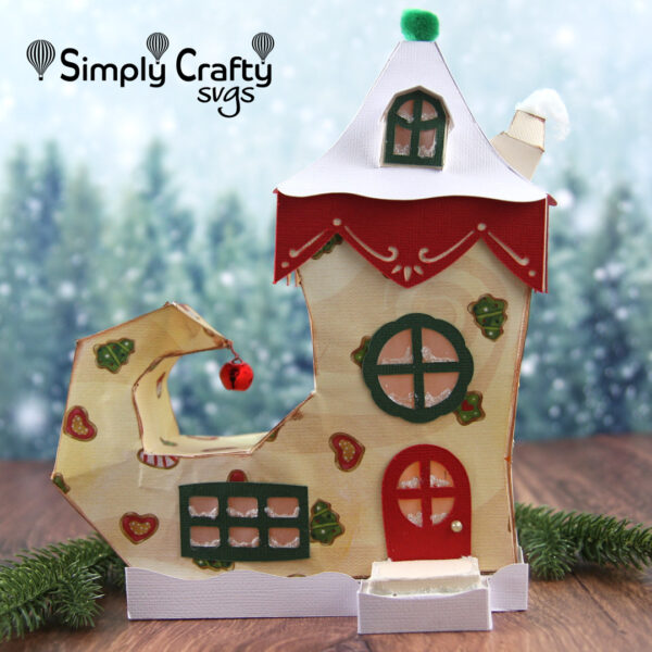 3D Elf House SVG File