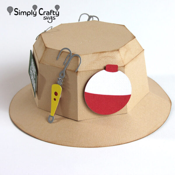 Fishing Hat Box SVG FIle