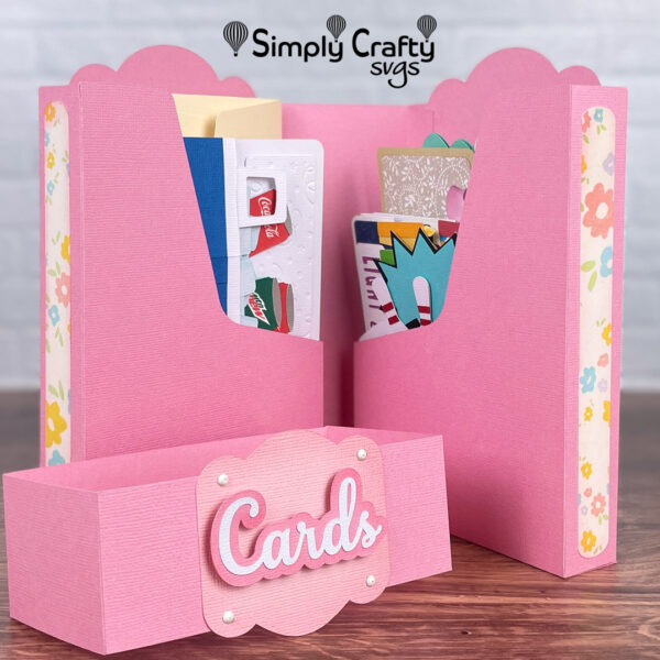 Folding Greeting Card Holder SVG File