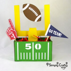 Football Goal Post Box SVG