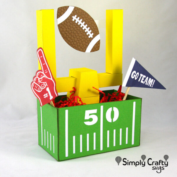 Football Goal Post Box SVG