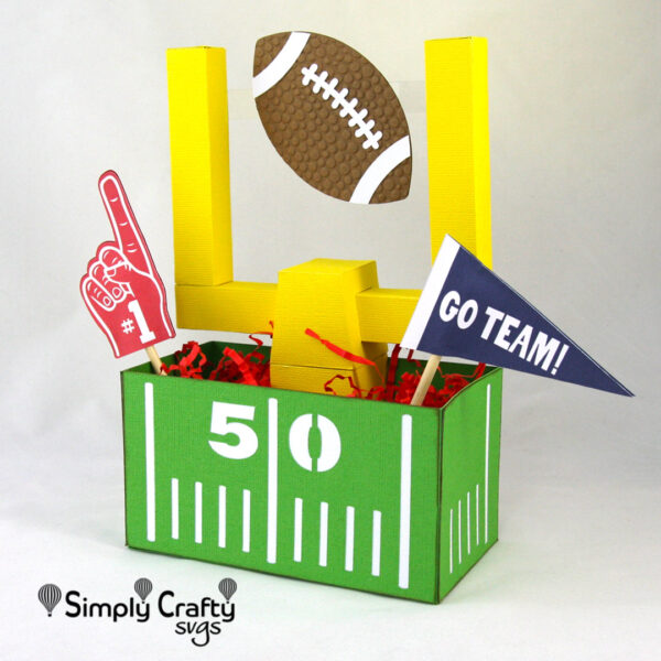 Football Goal Post Box SVG