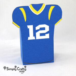 Football Uniform Box SVG File