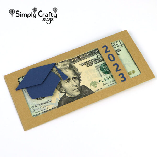 Graduation Money Envelope SVG File