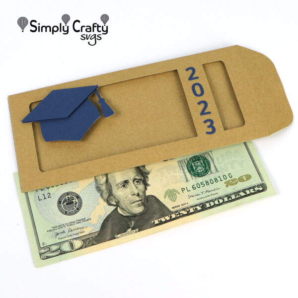 Graduation Money Envelope SVG File