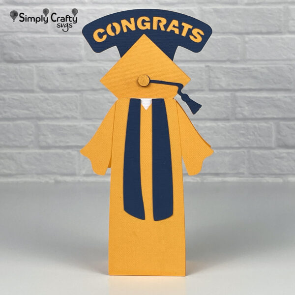 Graduation Time Box Card SVG File