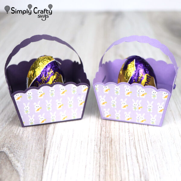 Mini Egg Basket SVG File