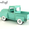 3D Pickup Truck SVG File