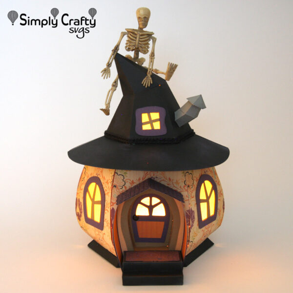 3D Wicked Halloween House SVG File